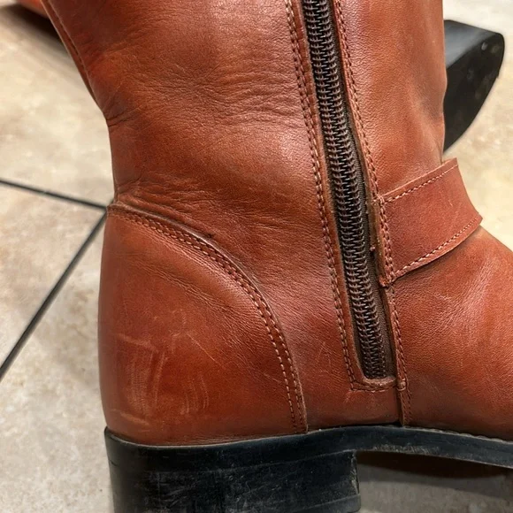 Dingo Women’s Zipper Up Leather Tall Boots size 8 - Picture 15 of 16